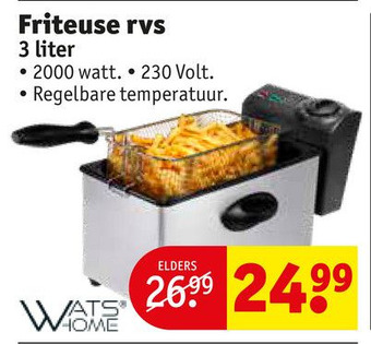 Kruidvat Friteuse rvs aanbieding