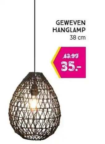 Xenos Geweven hanglamp aanbieding