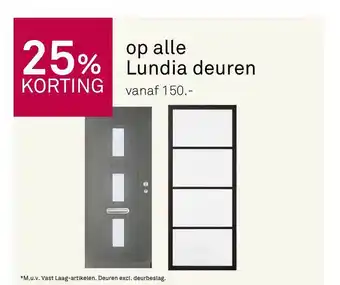 Karwei Op alle lundia deuren aanbieding