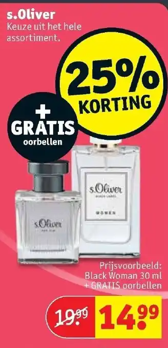 Kruidvat s.Oliver aanbieding