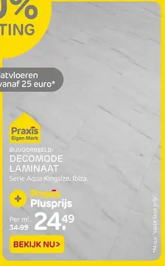 Praxis Decomode laminaat ibiza aanbieding