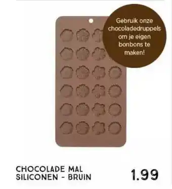 Xenos Chocolade mal siliconen aanbieding
