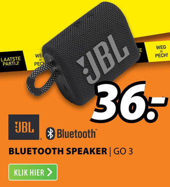 Expert BLUETOOTH SPEAKER GO 3 aanbieding