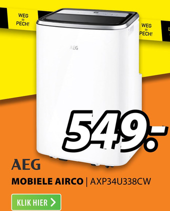 Expert AEG MOBIELE AIRCO AXP34U338CW aanbieding