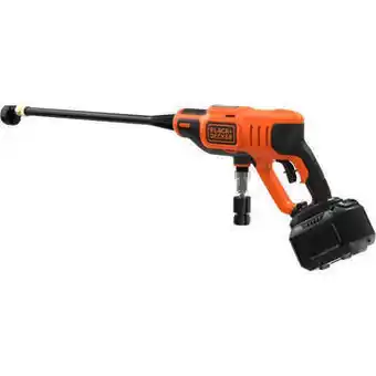 Blokker Black & decker bcpc18d1-qw 18 v lithium snoerloze 24 bar hogedrukreiniger - 2 ah aanbieding