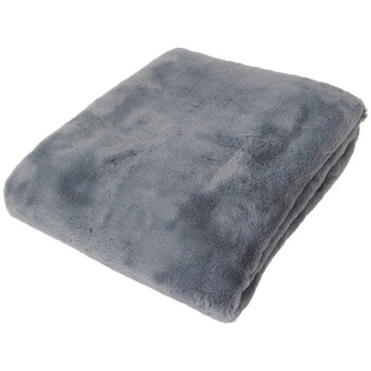 Action Plaid van imitatiebont aanbieding