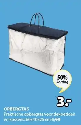 Jysk Opbergtas aanbieding