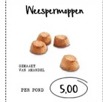 Bakkerij 't Stoepje Weespermoppen aanbieding