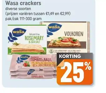 Lekker Makkelijk Wasa crackers aanbieding