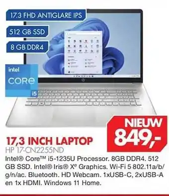 Vobis Hp 17,3 inch laptop hp 17-cn2255nd aanbieding