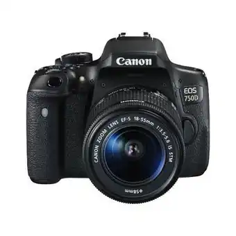 CameraNU Canon eos 750d dslr + 18-55mm is stm - tweedehands aanbieding