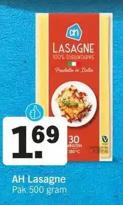 Albert Heijn Ah lasagne aanbieding