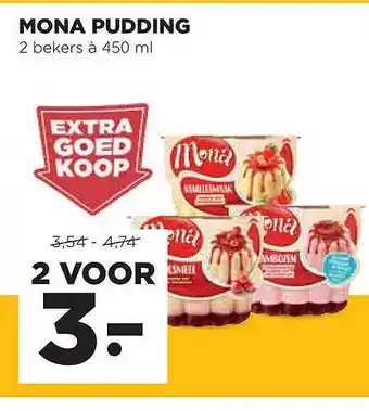 Jumbo Mona pudding aanbieding