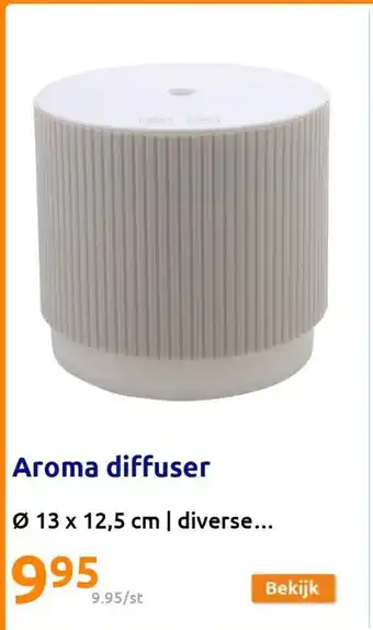 Action Aroma diffuser 13x12,5 cm aanbieding