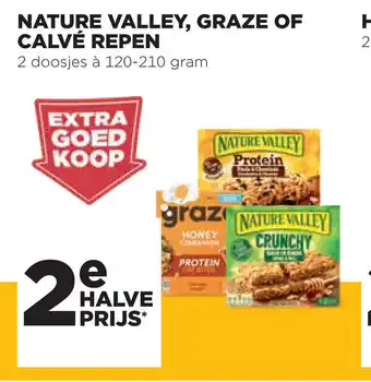 Jumbo Nature Valley, Graze Of Calve Repen 2 doosjes a 120-210 gram aanbieding