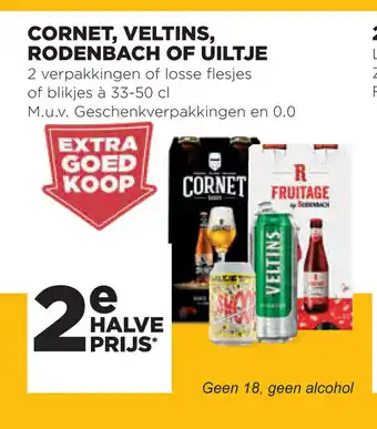 Jumbo Cornet, Veltins, Rodenbach Of Uiltje aanbieding