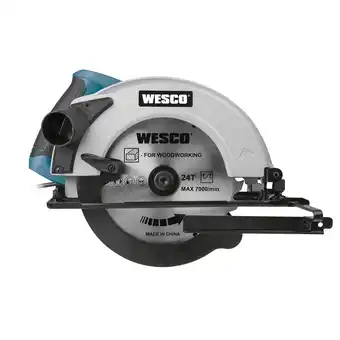 Praxis Wesco cirkelzaag ws3434 1400w 185mm aanbieding