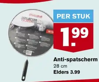 Hoogvliet Anti-spatscherm 28cm aanbieding