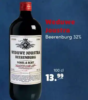 uw topSlijter Weduwe joustra beerenburg 32% 100cl aanbieding