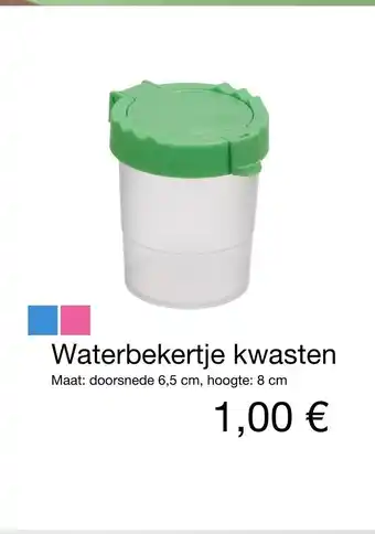 Kik Waterbekertje kwasten aanbieding