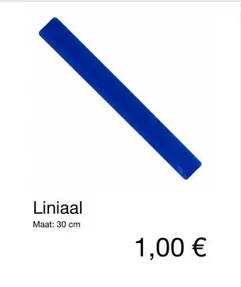 Kik Liniaal 30cm aanbieding