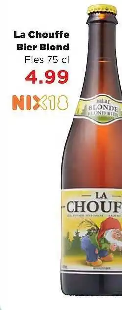 PLUS La Chouffe Bier Blond 75cl aanbieding