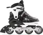 Bol.com Sfr pulsar verstelbare inline skates - maat 35.5-39.5 - zwart aanbieding