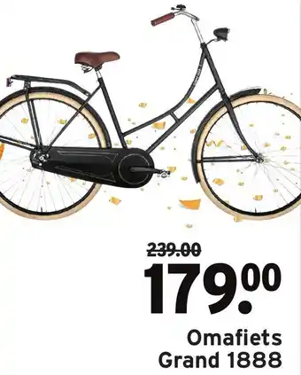 GAMMA Omafiets Grand 1888 aanbieding