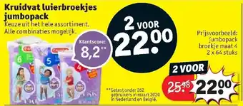 Kruidvat Kruidvat Luierbroekjes jumbopack 2st aanbieding