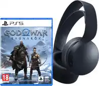 Coolblue Sony pulse 3d midnight black wireless headset + god of war ragnarok ps5 aanbieding