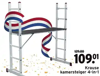 GAMMA Krause kamersteiger 4-in-1 aanbieding