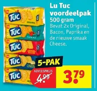 Kruidvat LU Tuc 500g aanbieding