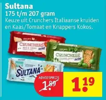 Kruidvat Sultana 175/207g aanbieding