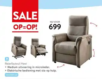 Profijt Meubel Relaxfauteuil Hawi aanbieding