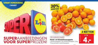 Lidl Hand- en bloedsinaasappels 2 netten aanbieding