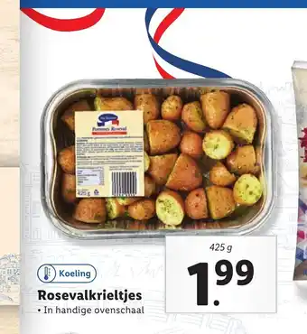 Lidl Rosevalkrieltjes 425 g aanbieding