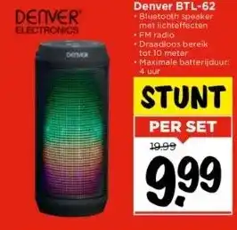 Vomar Voordeelmarkt Denver btl-62 • bluetooth speaker aanbieding