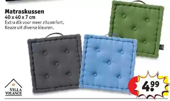 Kruidvat Matraskussen 40*40*7 cm aanbieding