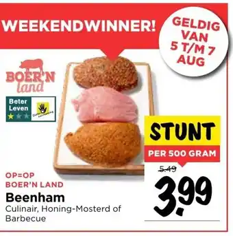 Vomar Voordeelmarkt Beenham 500g aanbieding