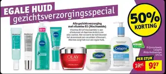 Kruidvat Alle gezichtsverzorging met vitamine B3 (niacinamide) aanbieding