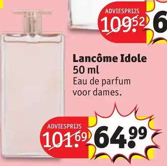 Kruidvat Lancome idole 50ml aanbieding