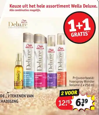 Kruidvat Keuze uit het hele assortiment wella deluxe 2 voor aanbieding