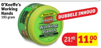 Kruidvat O'keeffe's working hand 193g aanbieding