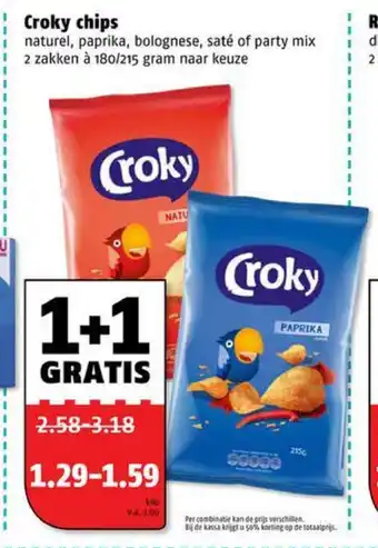 Poiesz Croky Chips aanbieding