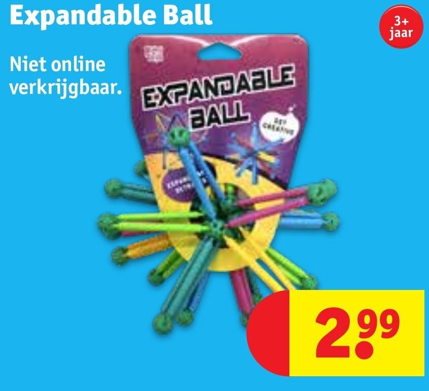 Expandable ball aanbieding bij Kruidvat