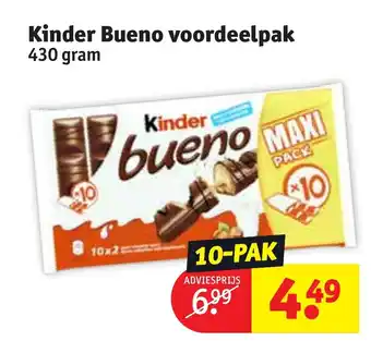 Kruidvat Kidner bueno voordeelpak 430g aanbieding