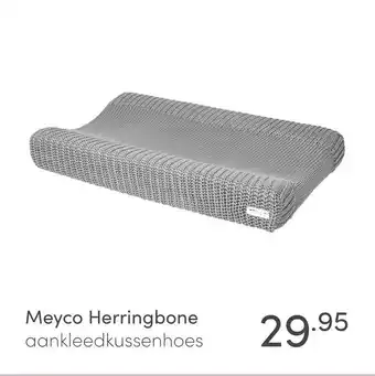 Baby & Tiener Meyco Herringbone aankleedkussenhoes aanbieding