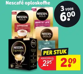 Kruidvat Nescafe oploskoffie aanbieding