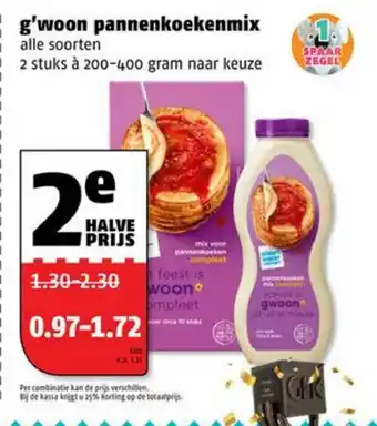 Poiesz G'woon pannenkoekenmix aanbieding