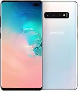 Amazon Samsung galaxy s10+, smartphone 128gb, 8gb ram, dual sim, prism white (refurbished) aanbieding